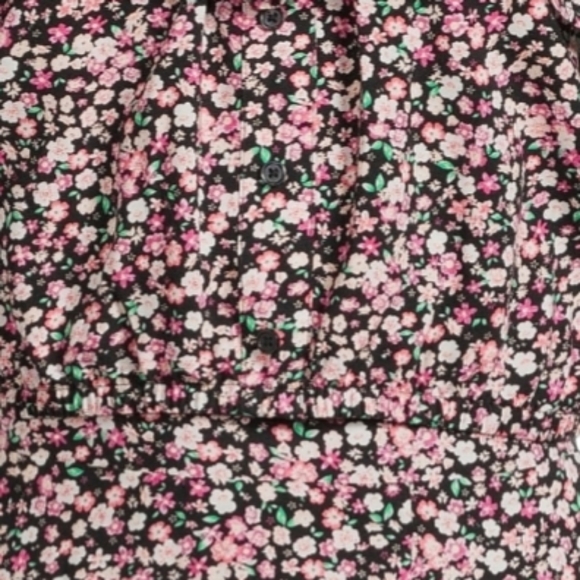 Floral Maxi Skirt & Ruffle Crop Top Set, Juniors XXL 19 - Picture 5 of 6